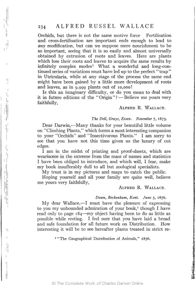 Marchant James Ed 1916 Alfred Russel Llace Letters And