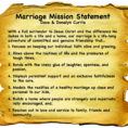 Marriage Developing A Marriage Mission Statement  Doing