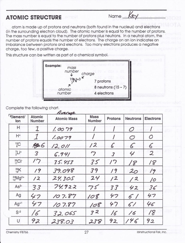Mass And Weight Worksheet Answer Key