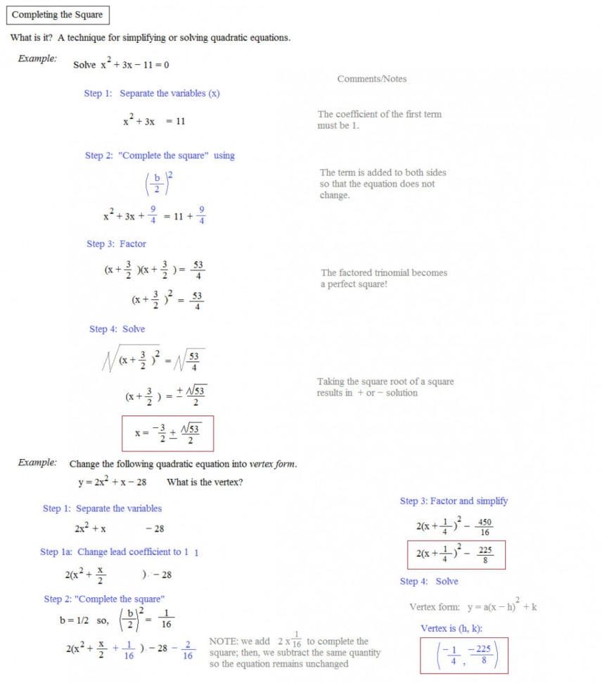 math-154b-completing-the-square-worksheet-answers-yooob-db-excel