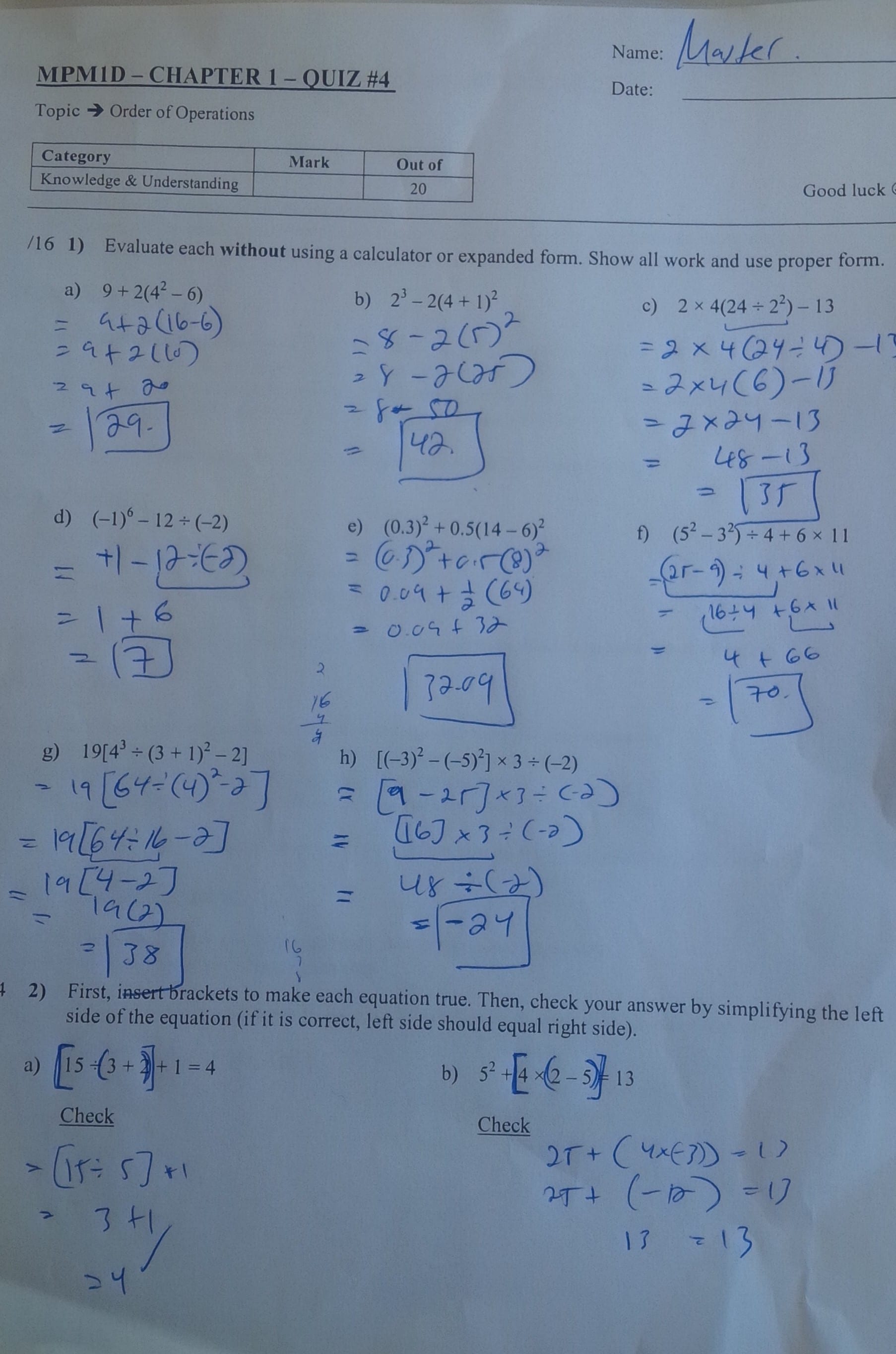 Math 154B Completing The Square Worksheet Answers  Yooob
