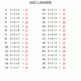 Math Addition Facts To 2020