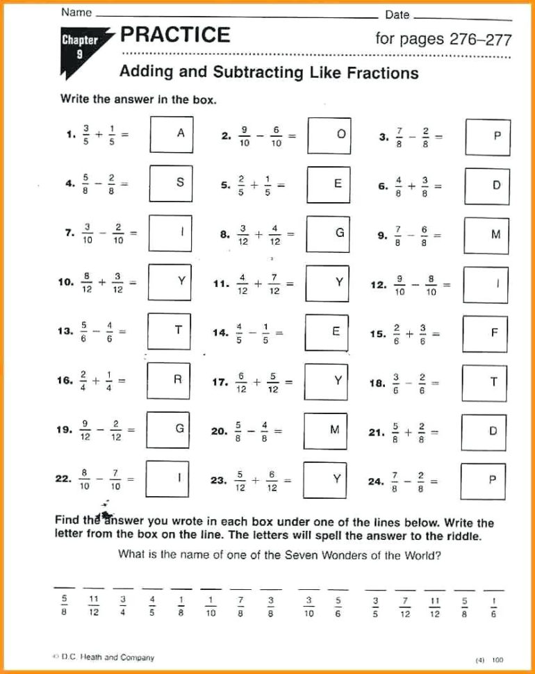 Math For 7Th Graders Grade Math Worksheets Printable Math