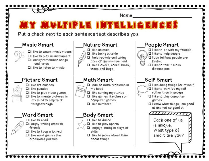 Diversity Worksheets For Middle School