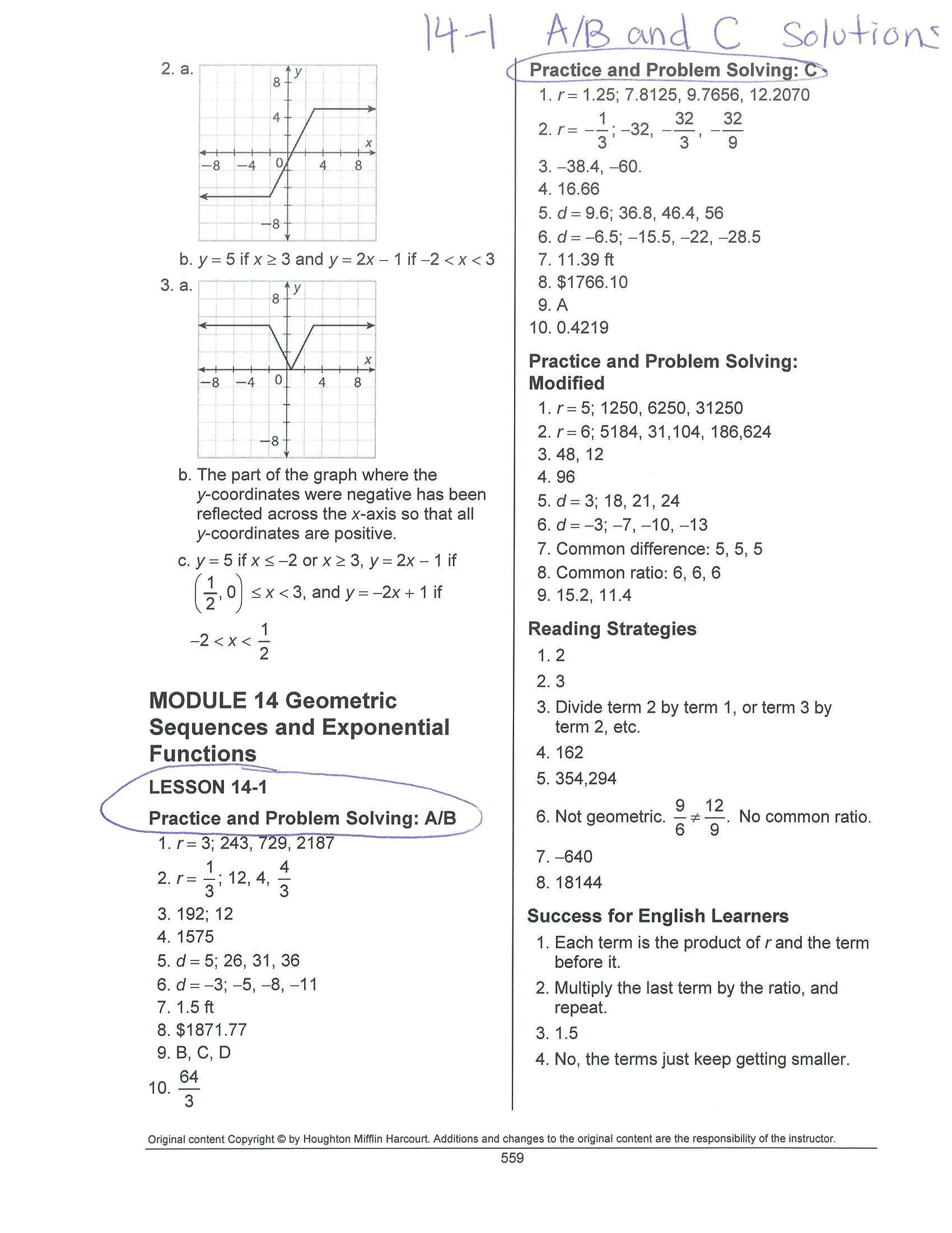 Math Models Worksheet 4 1 Relations And Functions Answers — db-excel.com