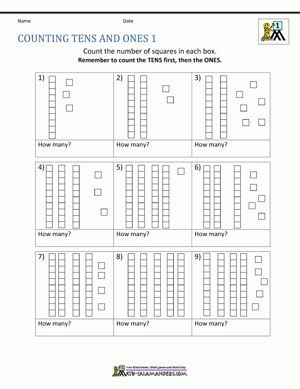 Math Place Value Worksheets 2 Digit Numbers Db excel