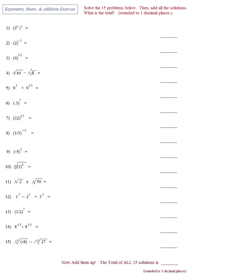 Math Plane  Rational Exponents And Radical Equations