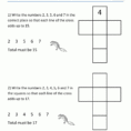 Math Puzzle Worksheets 3Rd Grade