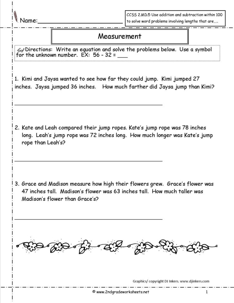 Math Reasoning Worksheets 2Nd Grade — db-excel.com