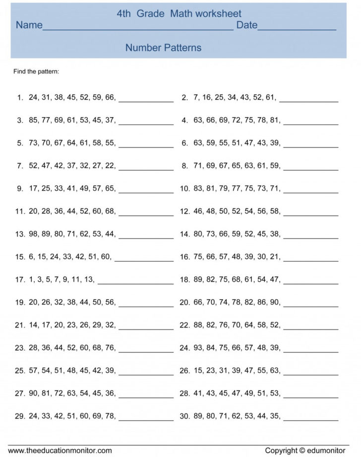 Arithmetic And Geometric Sequences Worksheet