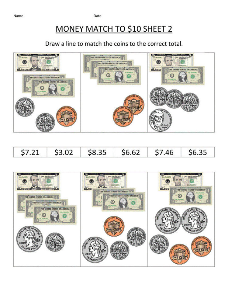 Money Skills Worksheets — db-excel.com