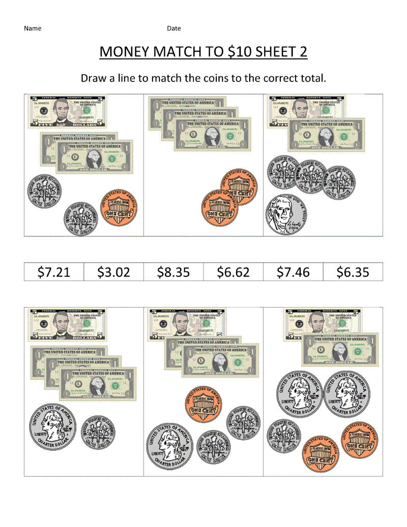 Math Skills Worksheets Money » Printable Coloring Pages For Kids