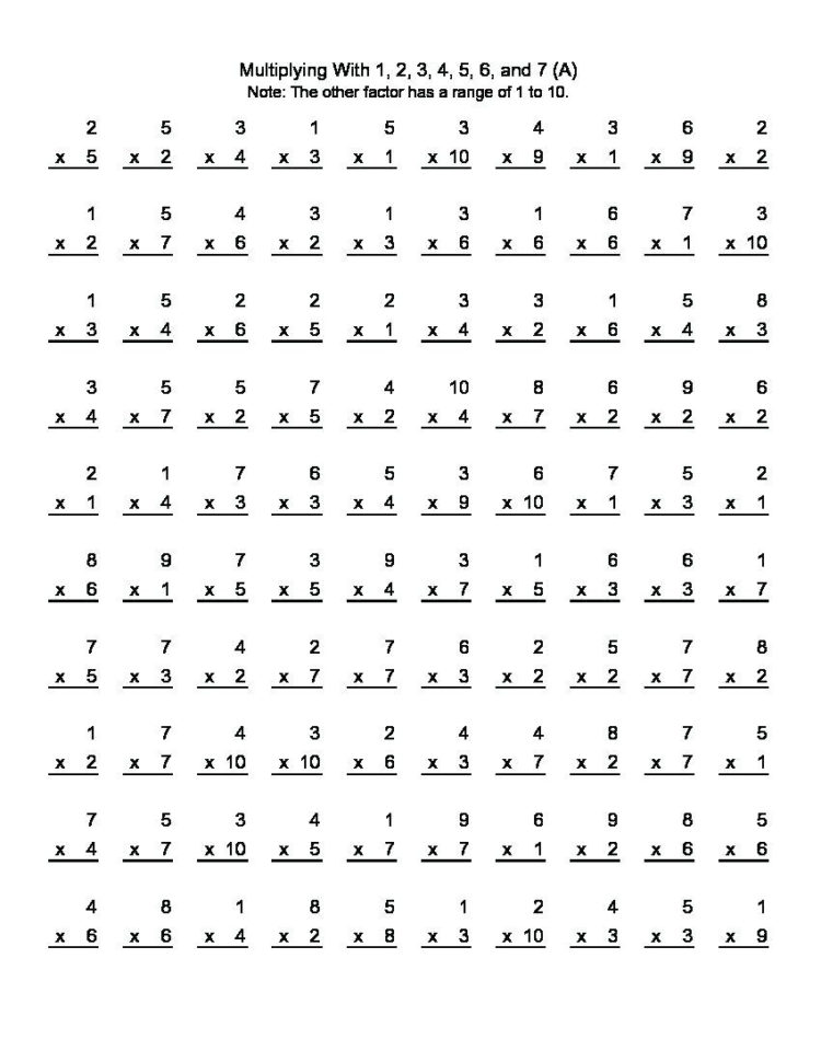 Math Worksheet For 5Th Grade Common Core Math Worksheets