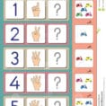 Math Worksheet For Kindergarten Kids Count And Match Stock