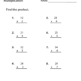 Math Worksheets 3Rd Grade Multiplication Surprising And