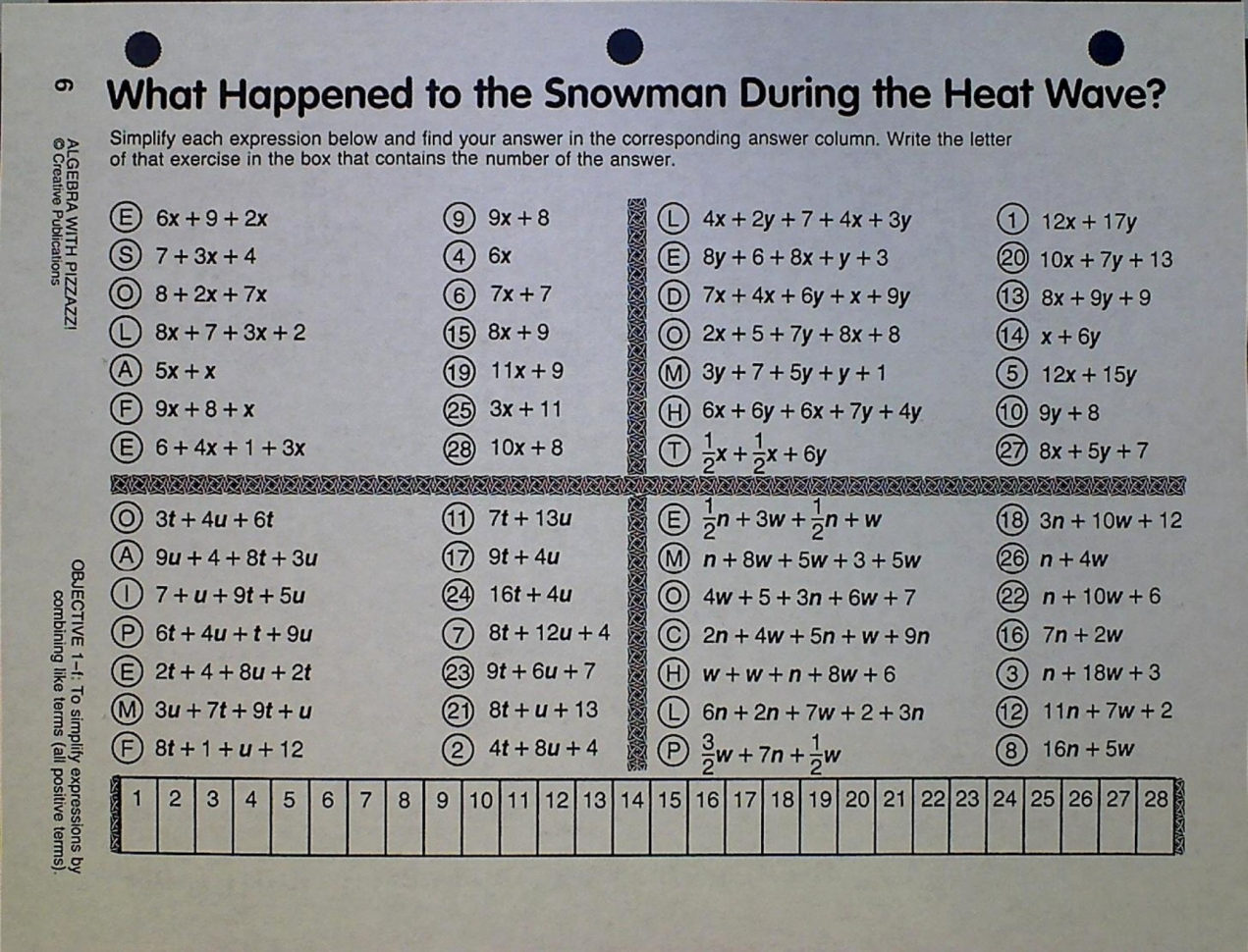 Math Worksheets Did You Hear About Worksheet Answers Mrs