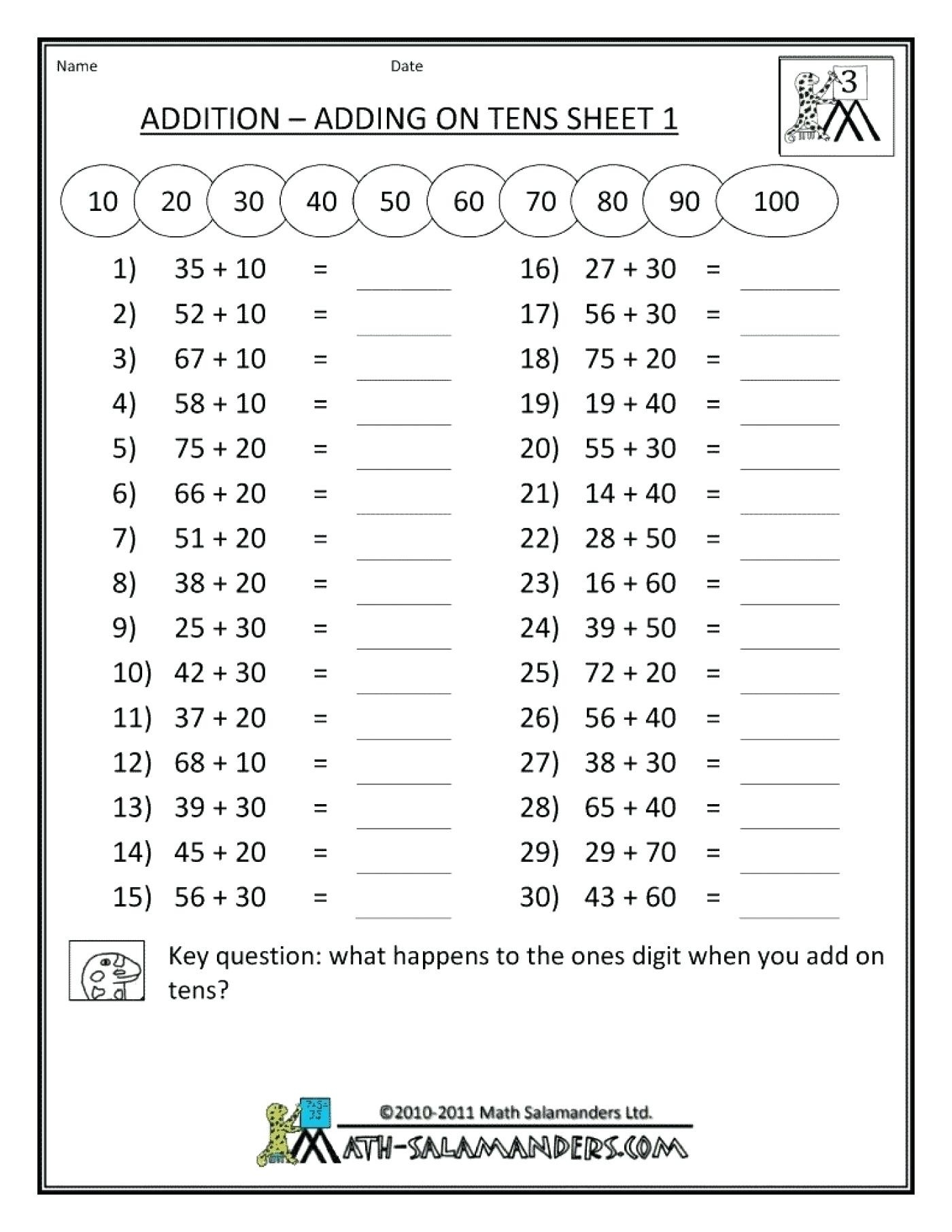  7th Grade Math Sheet