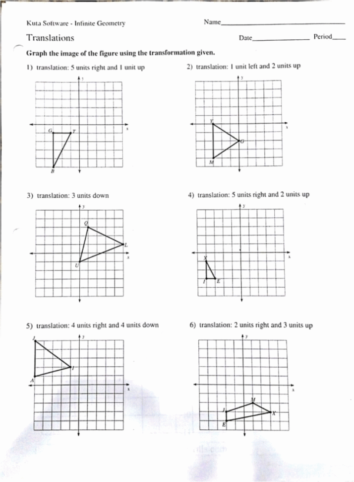 Math Worksheets Free Ks3 Maths 5Th Grade Geometry Endearing