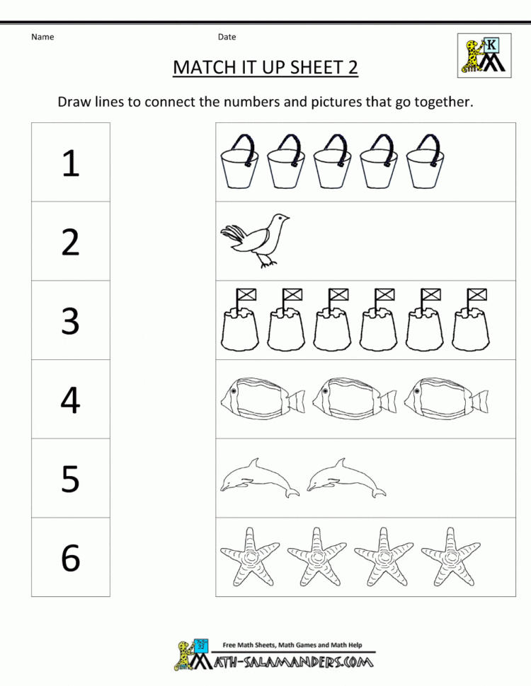Math Worksheets Kindergarten
