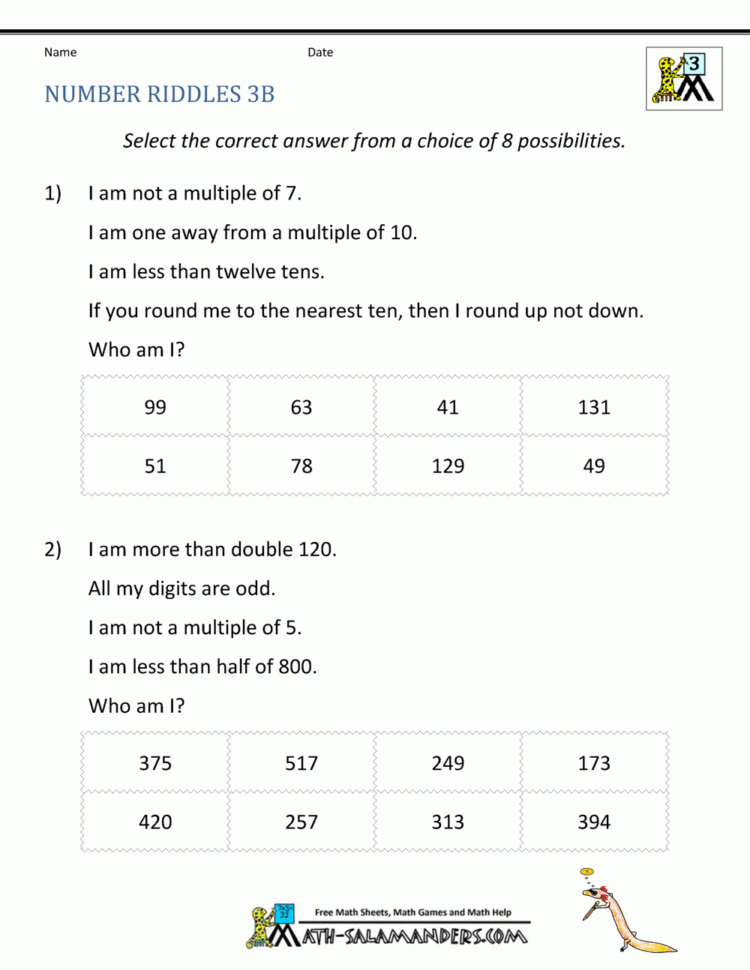Math Worksheets Place Value 3Rd Grade Math Worksheets Place Value 3Rd Grade