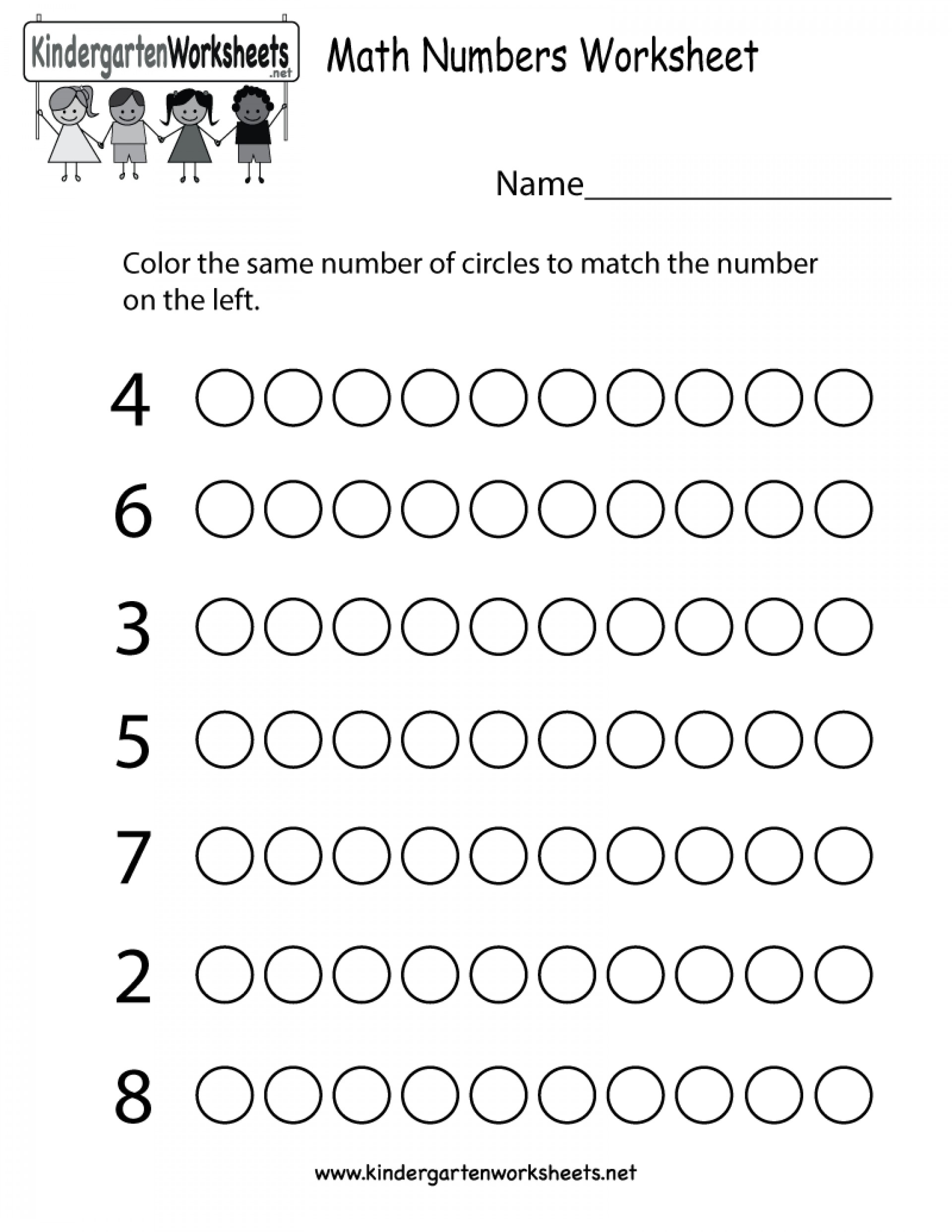 Math Worksheets Pre K Unique Prek Addition Counting Db excel