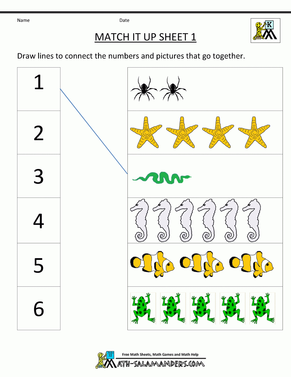 Math Worksheets Preschool