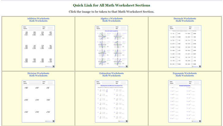 Mathaids Worksheets Teachezwell Blog — Db 4700