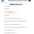 Maths Assessment Practice  Interactive Worksheet
