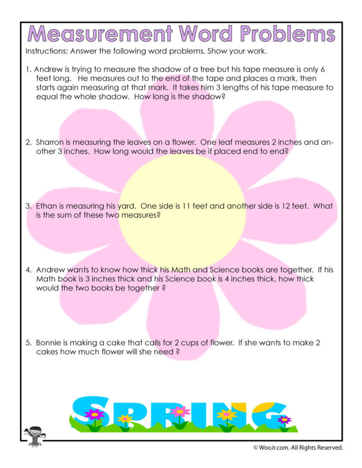 Tape Measure Worksheet