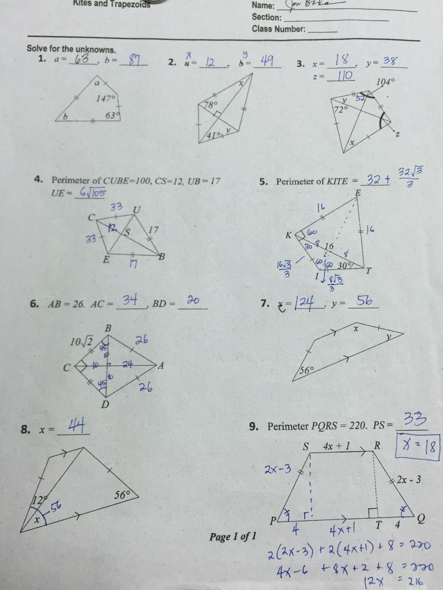 Medians And Centroids Worksheet Answers