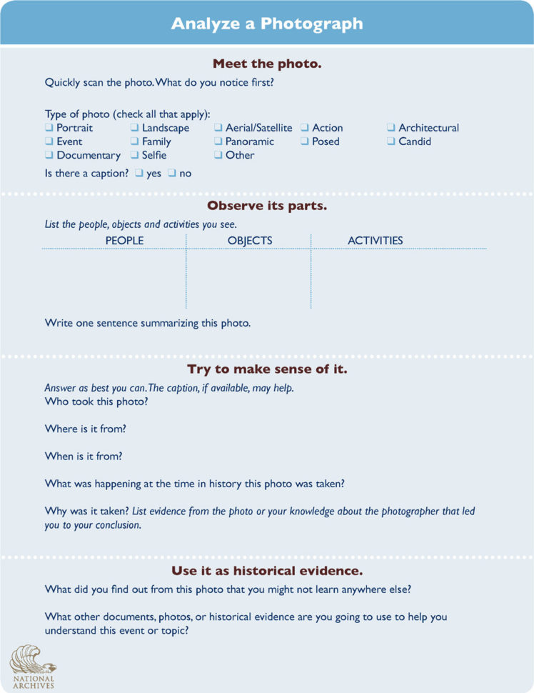 Meet Our New Document Analysis Worksheets – Education Updates