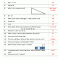 Mental Maths Test Year 4 Worksheets