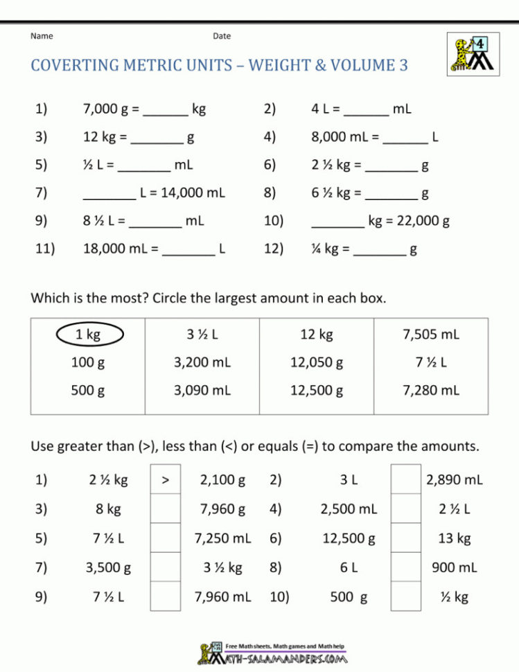 Metric Conversion Practice Worksheet  Soccerphysicsonline