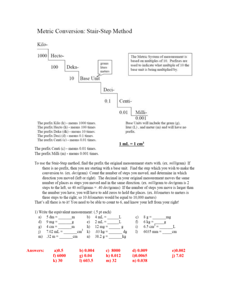 Science Instruments And Measurement Worksheet Answers — db-excel.com