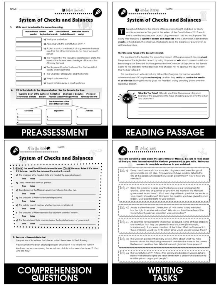 Mexican Ernment System Of Checks And Balances Gr 58
