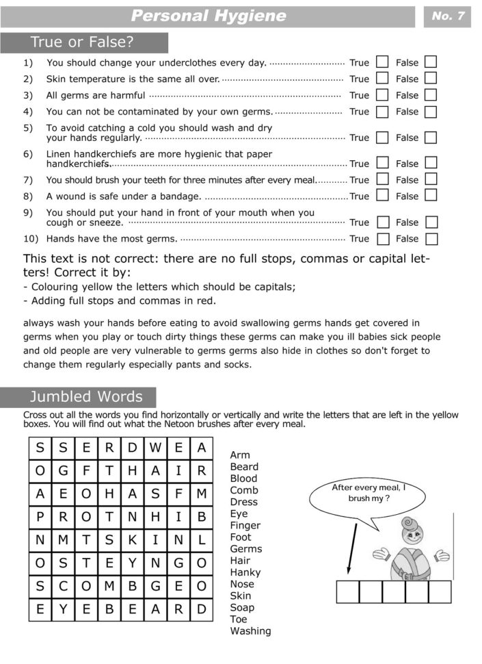 Middle School Health Middle School Health Worksheets Epic