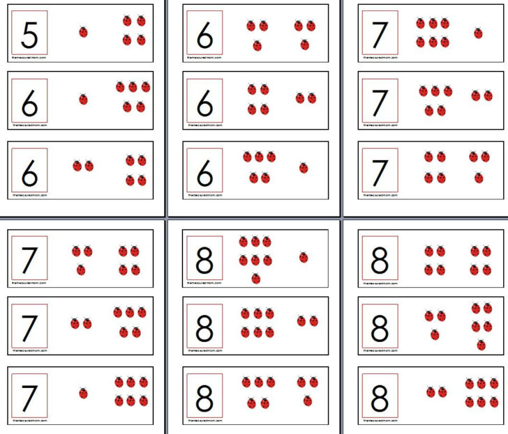 Ladybug Math Worksheets