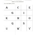 Missing Letters Worksheets – Sandeepbarouli
