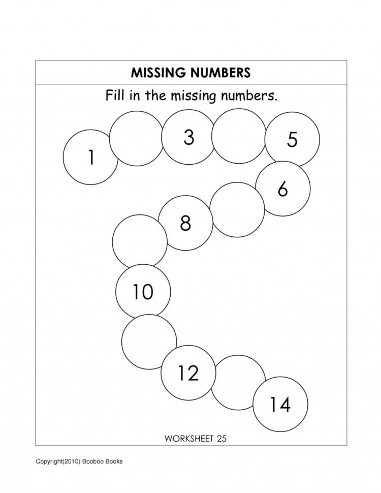 Missing Number Worksheets For Kindergarten  Hubpages