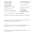 Mixed Gas Laws Worksheet