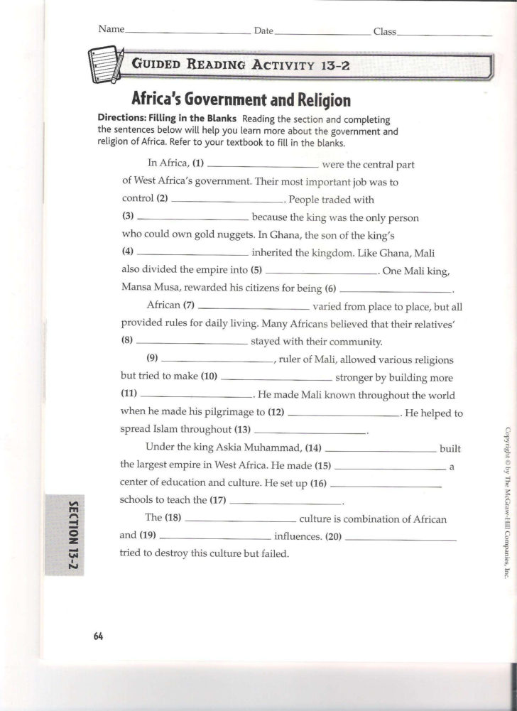 Mixed Gas Laws Worksheet Answers