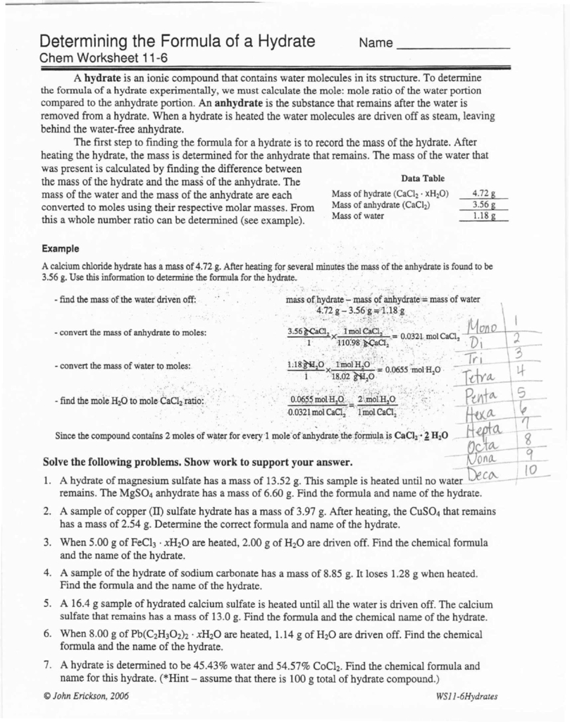 Molar Mass Chem Worksheet 11 2 Answer Key Math Worksheets