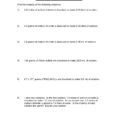 Molarity Practice Worksheet  Harrison High School Pages 1