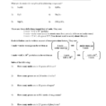 Mole Calculations Worksheet