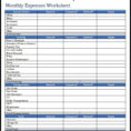 Mon Monthly Expense Worksheet Best Naming Chemical Compounds