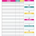 Monthly Budget Excel Spreadsheet  Uk Blank Worksheet