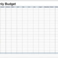 Monthly Budget Spreadsheet  Family Planner