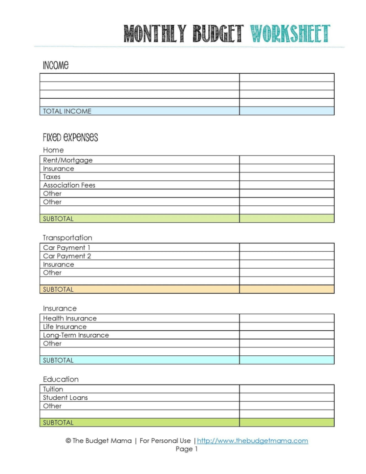 Monthly Household Budget  14 1600X2071  Bibruckerholzde