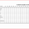 Monthly Income Worksheet