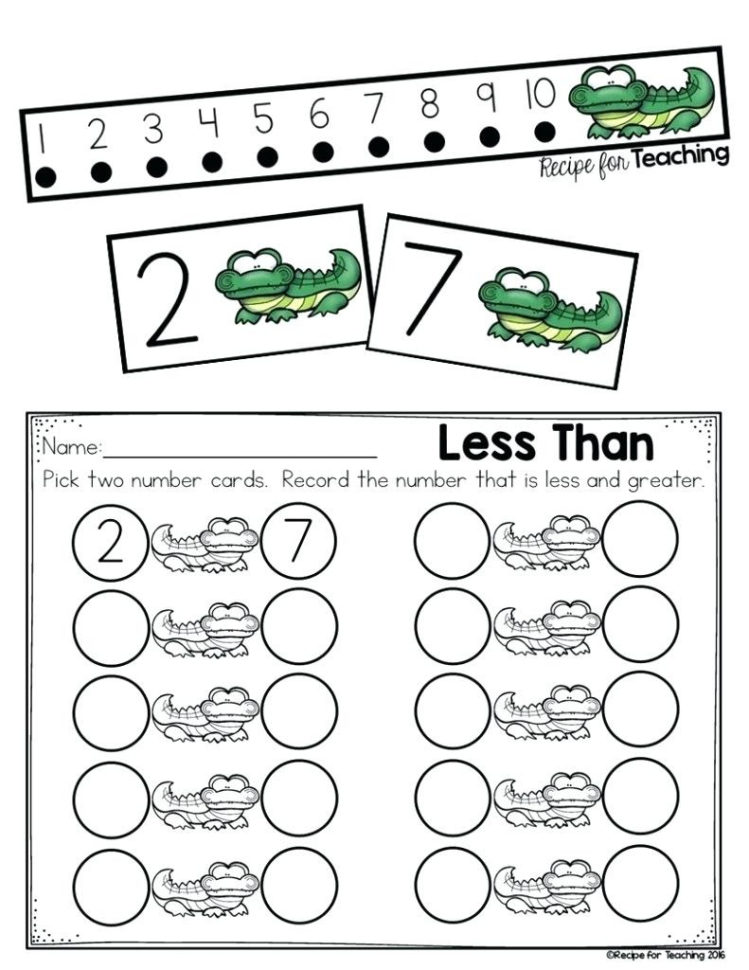 More Or Less Worksheets – Brotherprintco